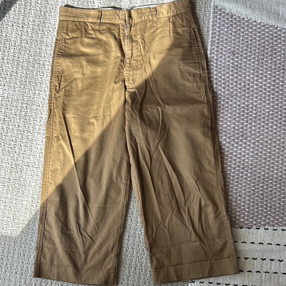 Bassike Tan Wide-Leg Pants